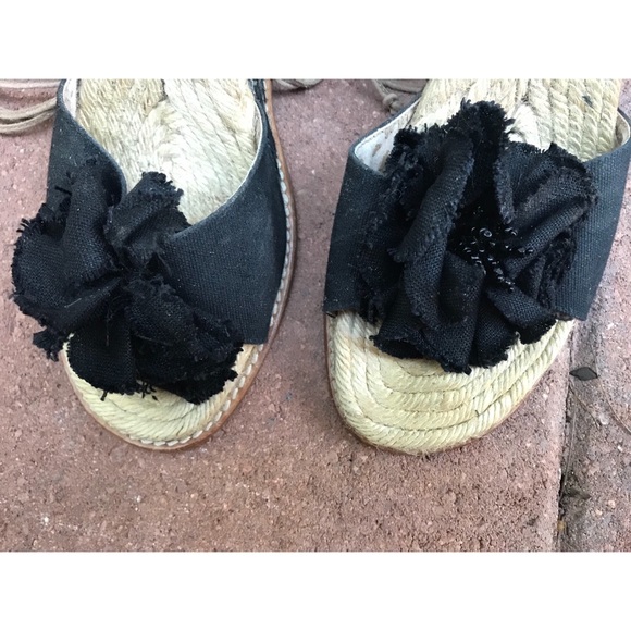 Vintage Kate Spade Juliette Flower Espadrilles - Picture 3 of 5